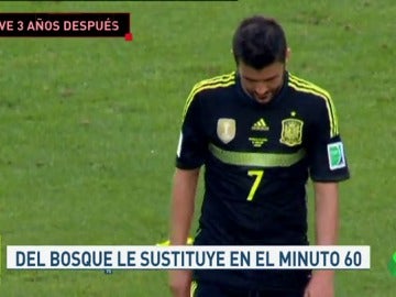 Así se 'despidió' David Villa de la selección española en el Mundial de Brasil Así se 'despidió' David Villa de la selección española en el Mundial de Brasil