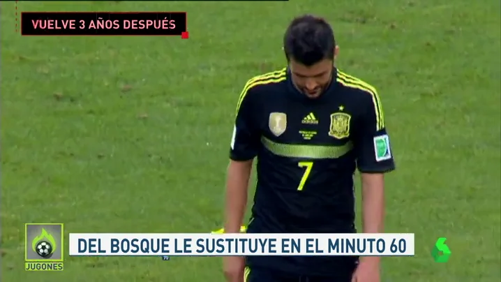 Así se 'despidió' David Villa de la selección española en el Mundial de Brasil Así se 'despidió' David Villa de la selección española en el Mundial de Brasil