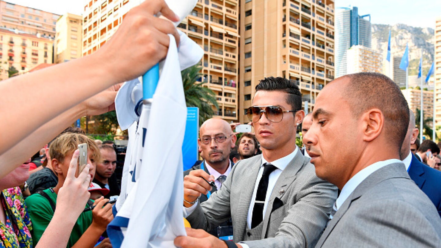 Cristiano Ronaldo en M&oacute;naco