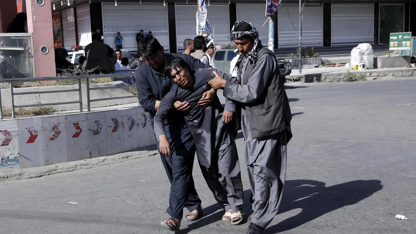 Víctimas del ataque de Daesh en Kabul Víctimas del ataque de Daesh en Kabul