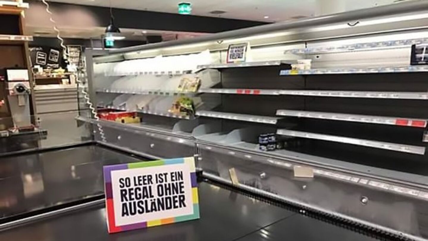 Estanter&iacute;as del supermercado