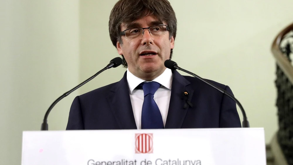 El presidente del Govern de Cataluña, Carles Puigdemont