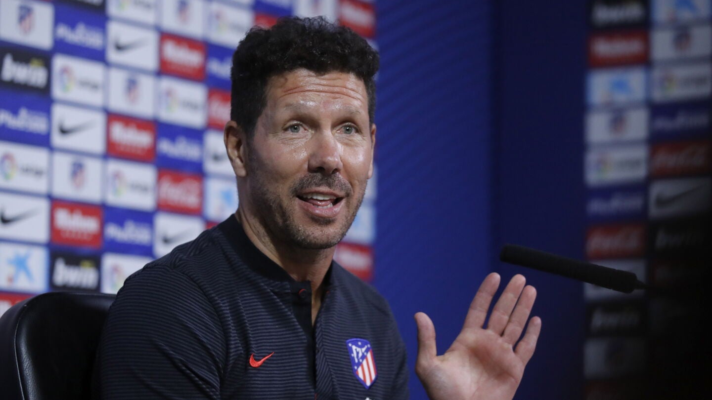 Simeone, en rueda de prensa