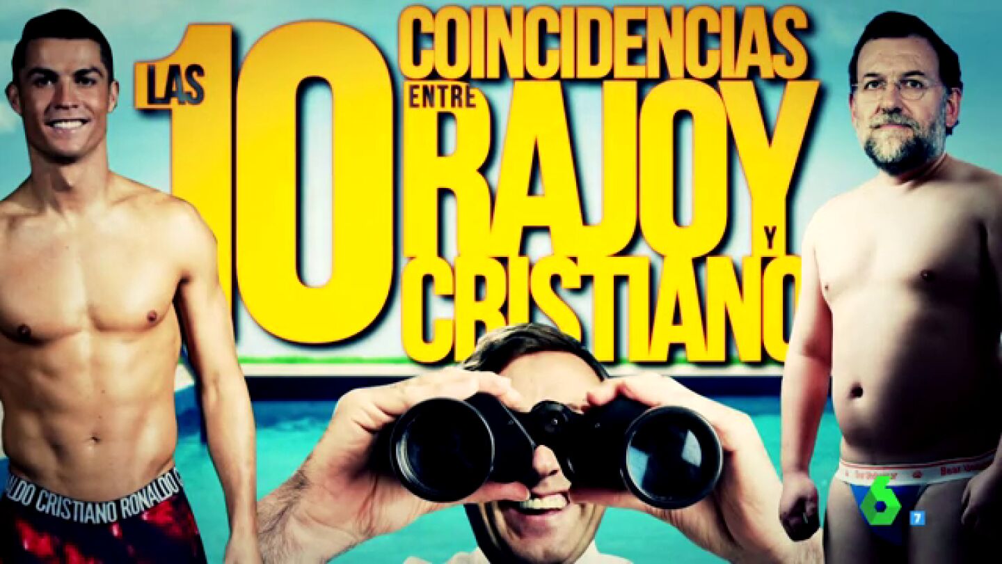 Cristiano Ronaldo, Rafael Hernando y Mariano Rajoy