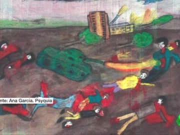 Así dibujan los niños la muerte y el horror de tragedias Así dibujan los niños la muerte y el horror de tragedias