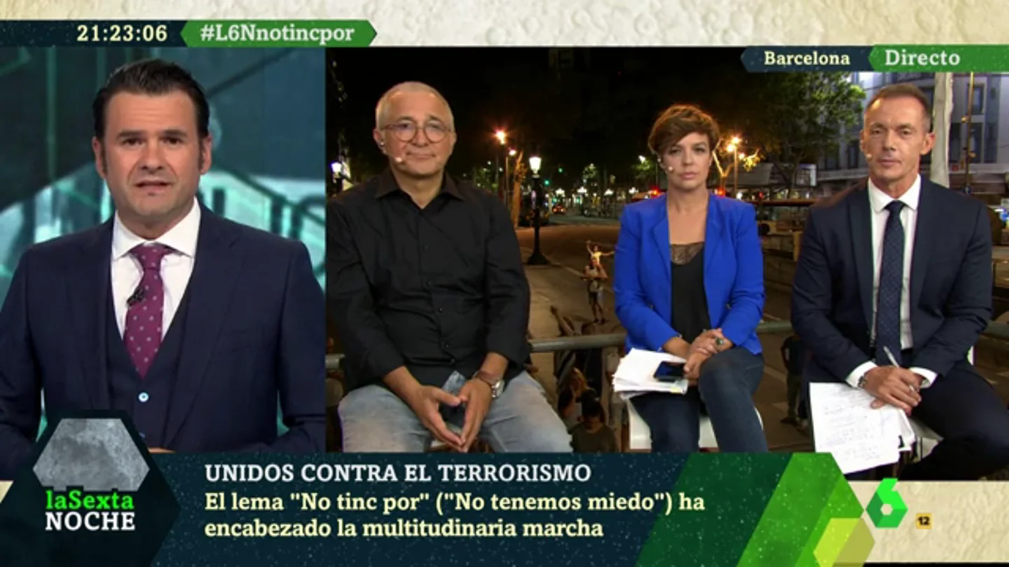 Iñaki López, Xavier Sardá, Hilario Pino y Cristina Villanueva Iñaki López, Xavier Sardá, Hilario Pino y Cristina Villanueva