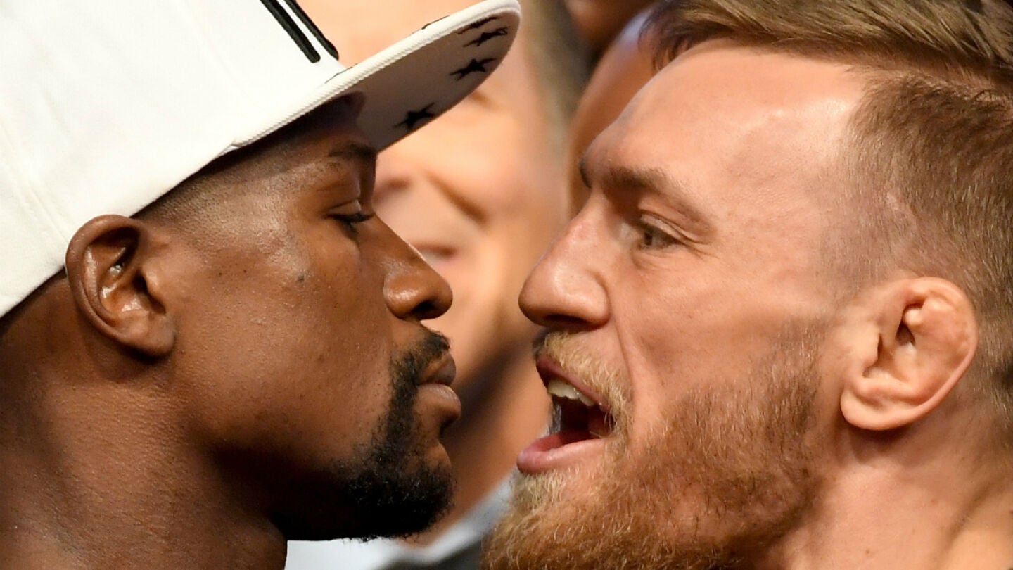Mayweather y McGregor, cara a cara