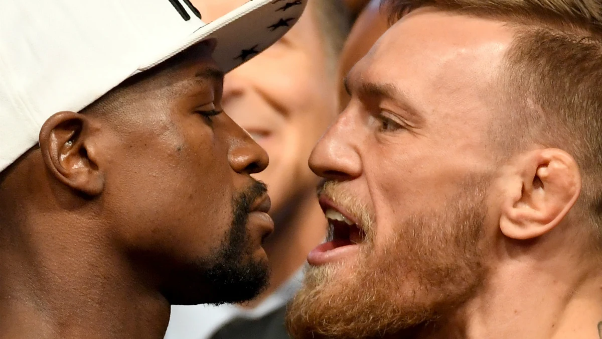 Mayweather y McGregor, cara a cara