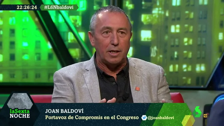 Joan Baldoví, portavoz de Compromís en el Congreso