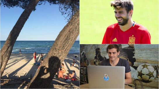 Collage de los protagonistas