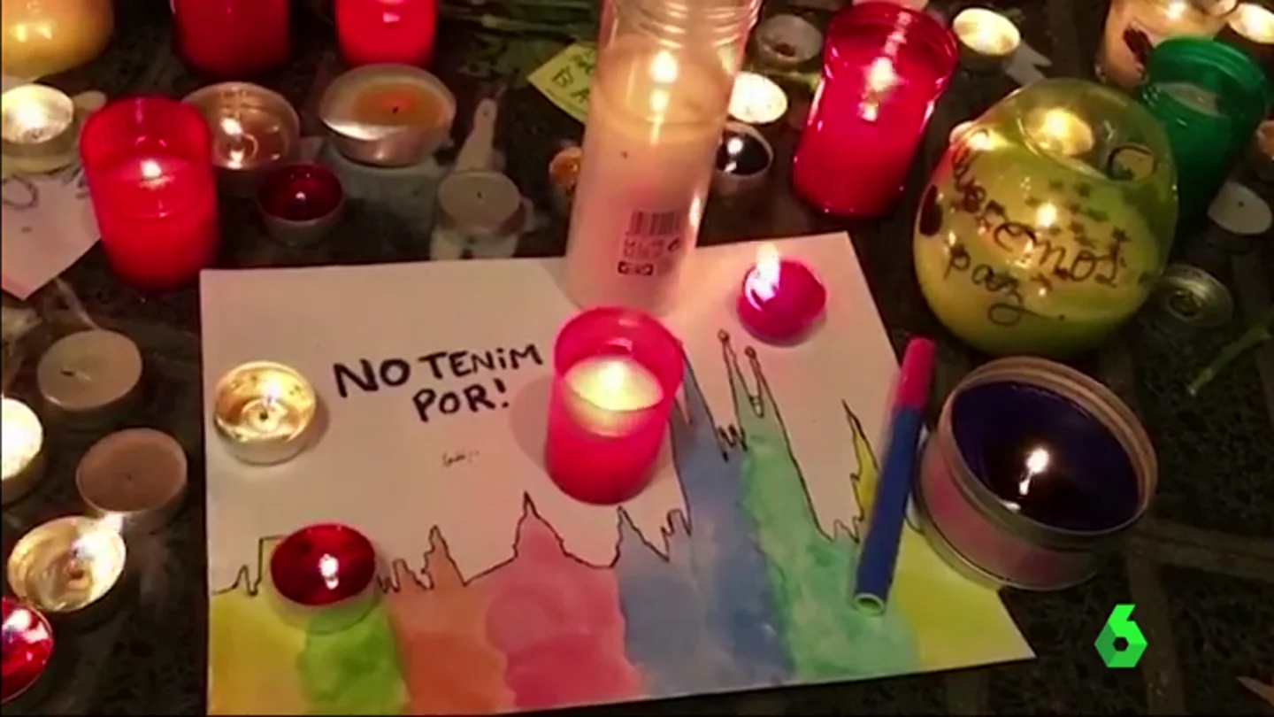 Una imagen en la que se aprecia el lema 'No tenemos miedo' Una imagen en la que se aprecia el lema 'No tenemos miedo'