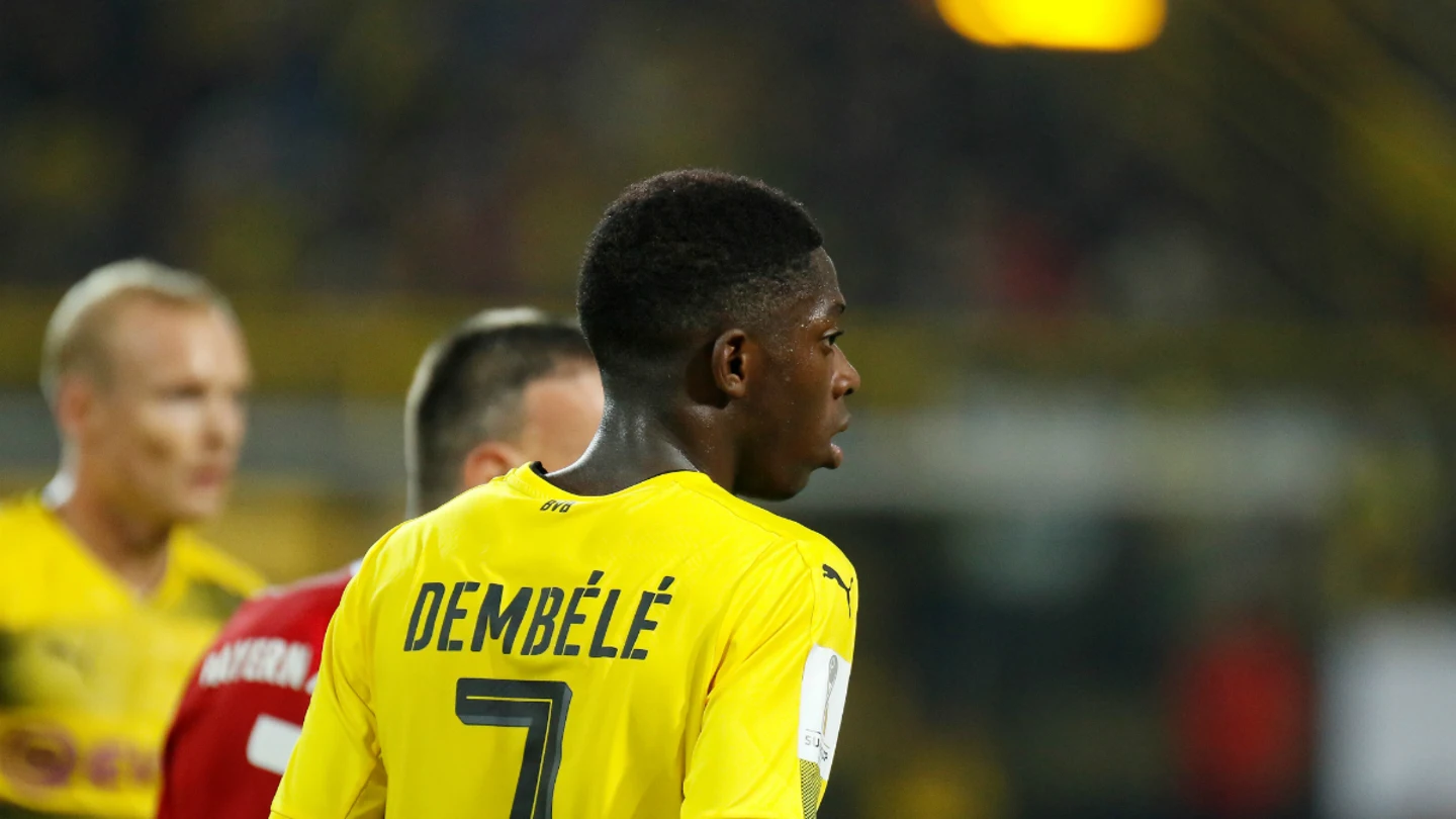 Dembele, con el Borussia Dortmund Dembele, con el Borussia Dortmund