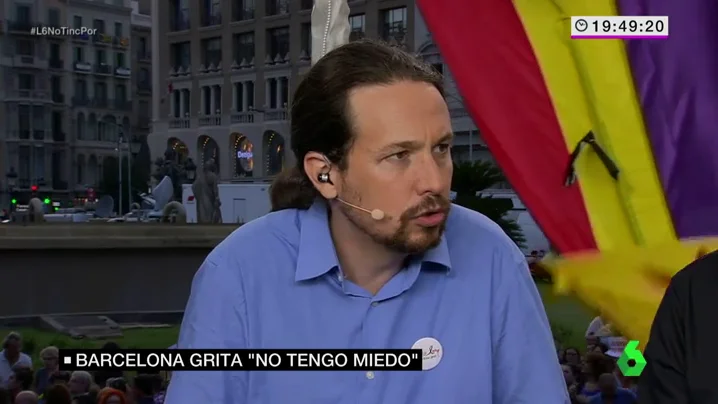 El líder de Podemos, Pablo Iglesias