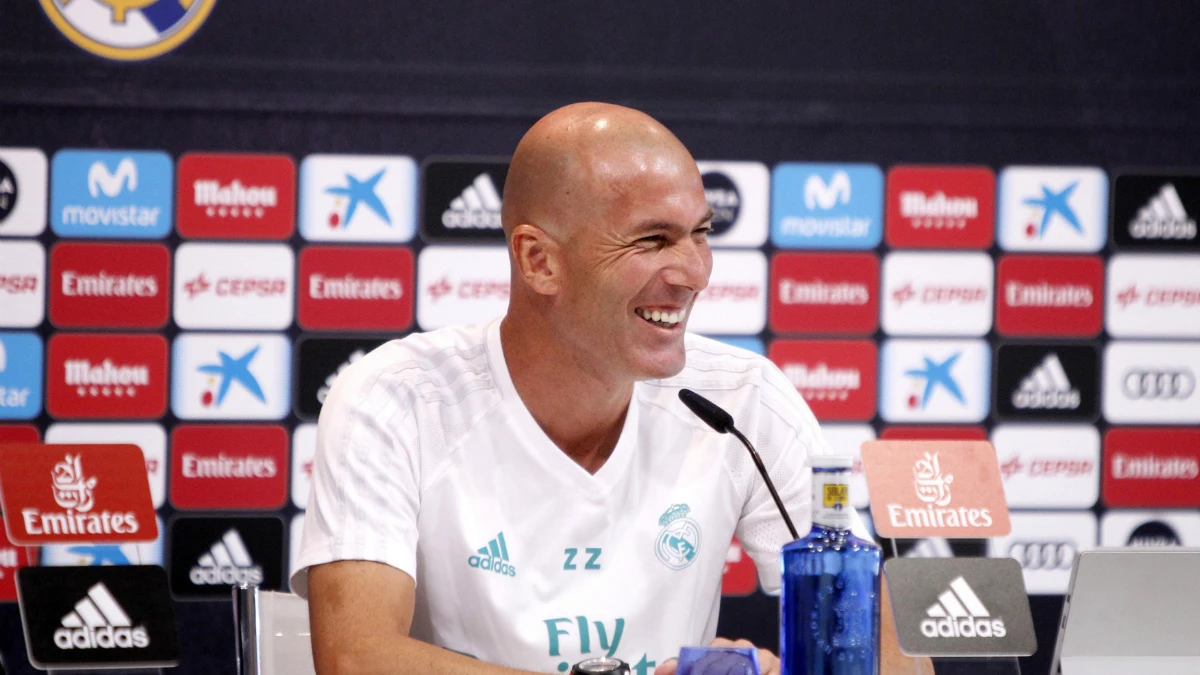 Zidane, en rueda de prensa
