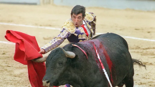 Dámaso González durante una de sus faenas en una imagen de archivo Dámaso González durante una de sus faenas en una imagen de archivo