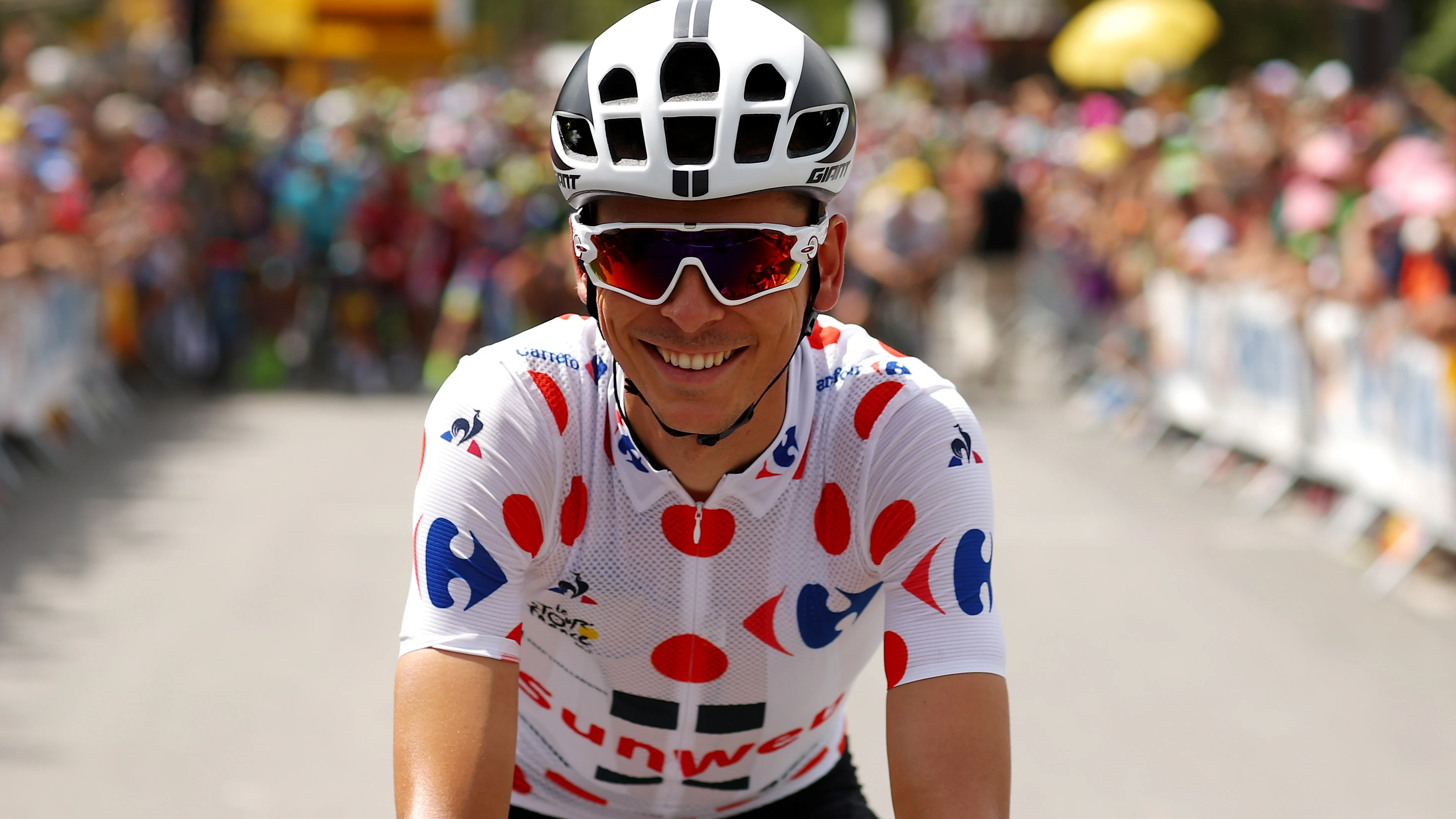 Warren Barguil durante el Tour Warren Barguil durante el Tour