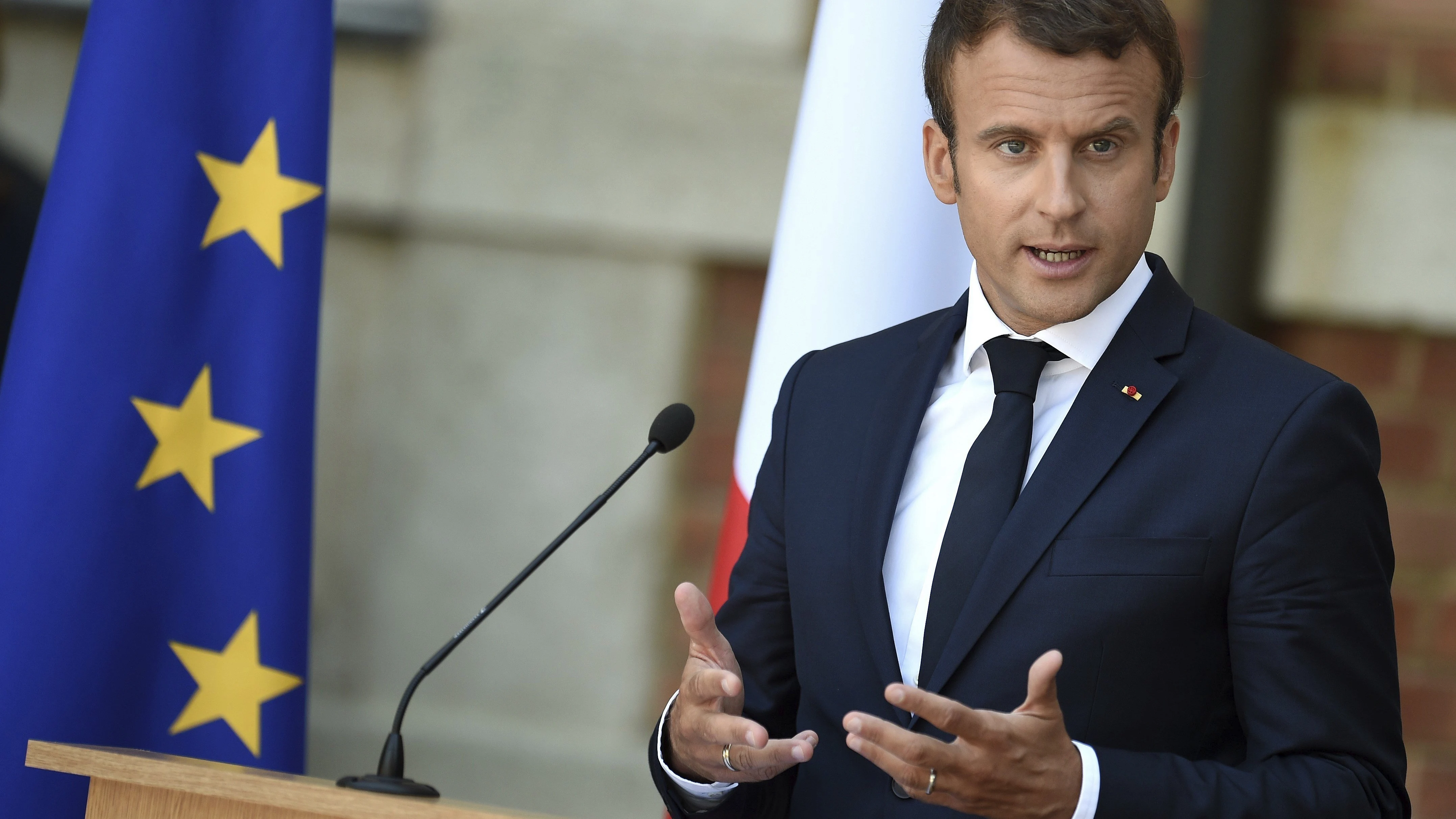 El presidente de Francia, Emmanuel Macron