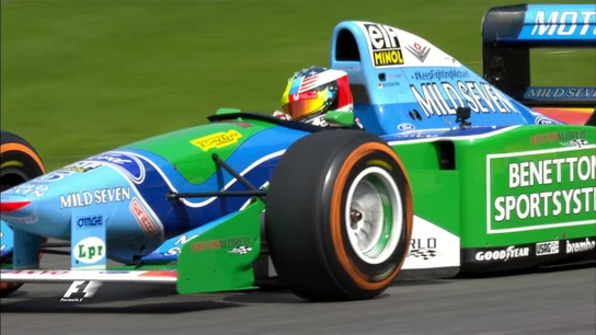 Mick Schumacher con el Benetton Mick Schumacher con el Benetton