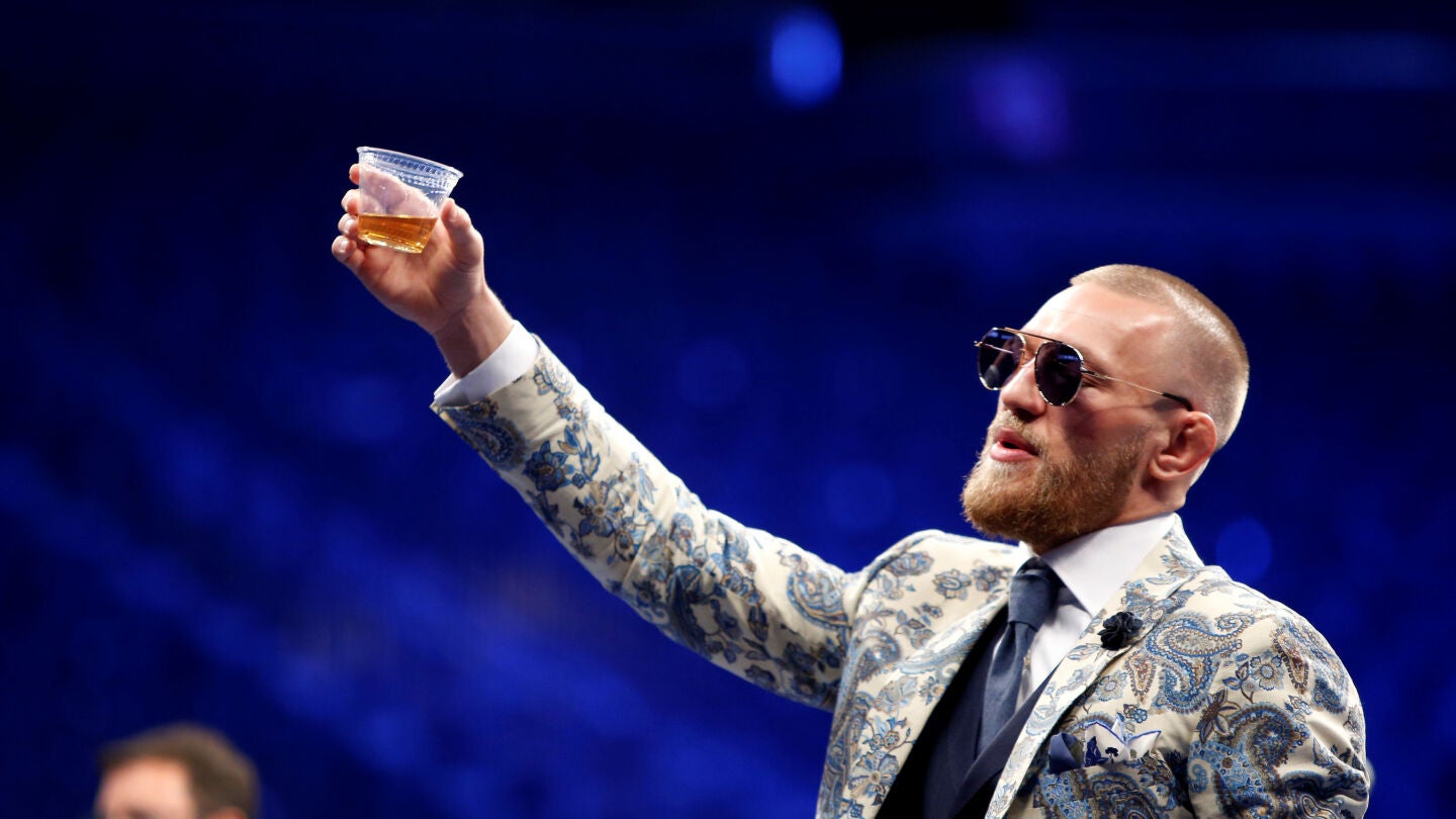 Mcgregor en la rueda de prensa