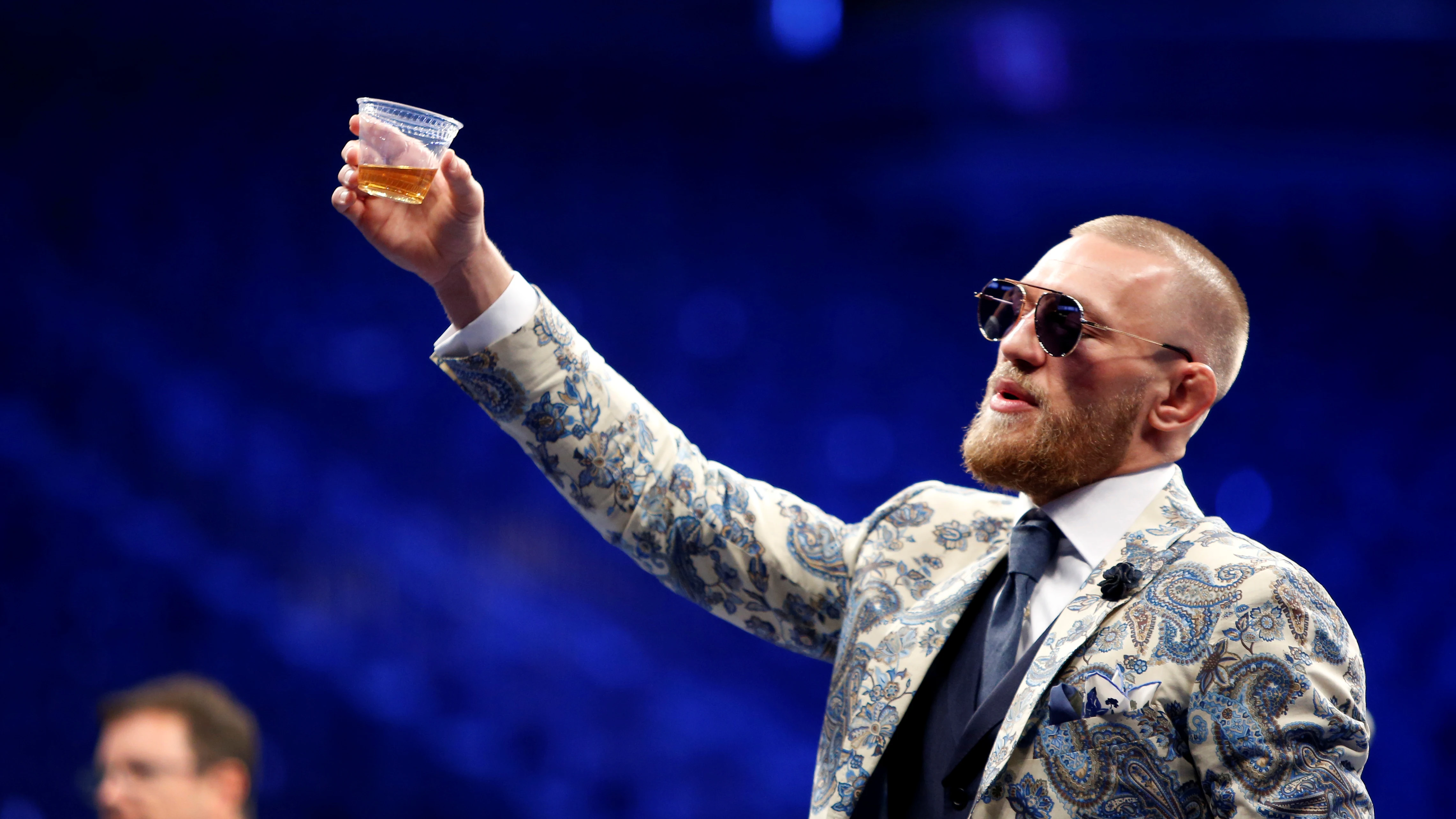 Mcgregor en la rueda de prensa