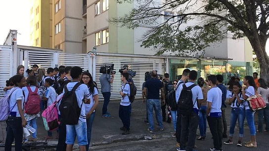 Los alumnos del colegio quedaron en estado de shock tras lo sucedido Los alumnos del colegio quedaron en estado de shock tras lo sucedido