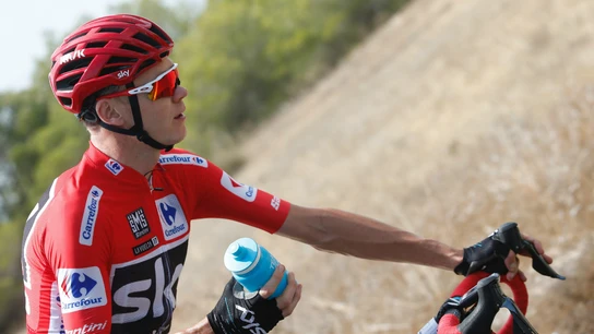 Chris Froome, en la Vuelta Chris Froome, en la Vuelta