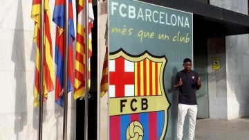 Dembélé en Barcelona