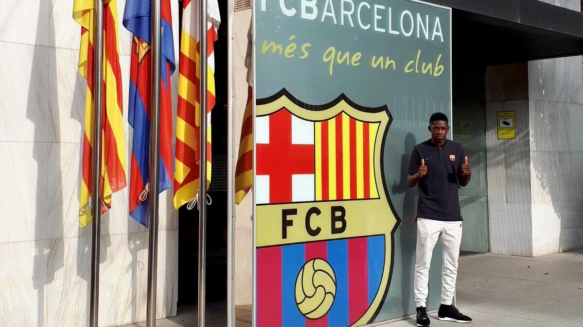 Dembélé en Barcelona