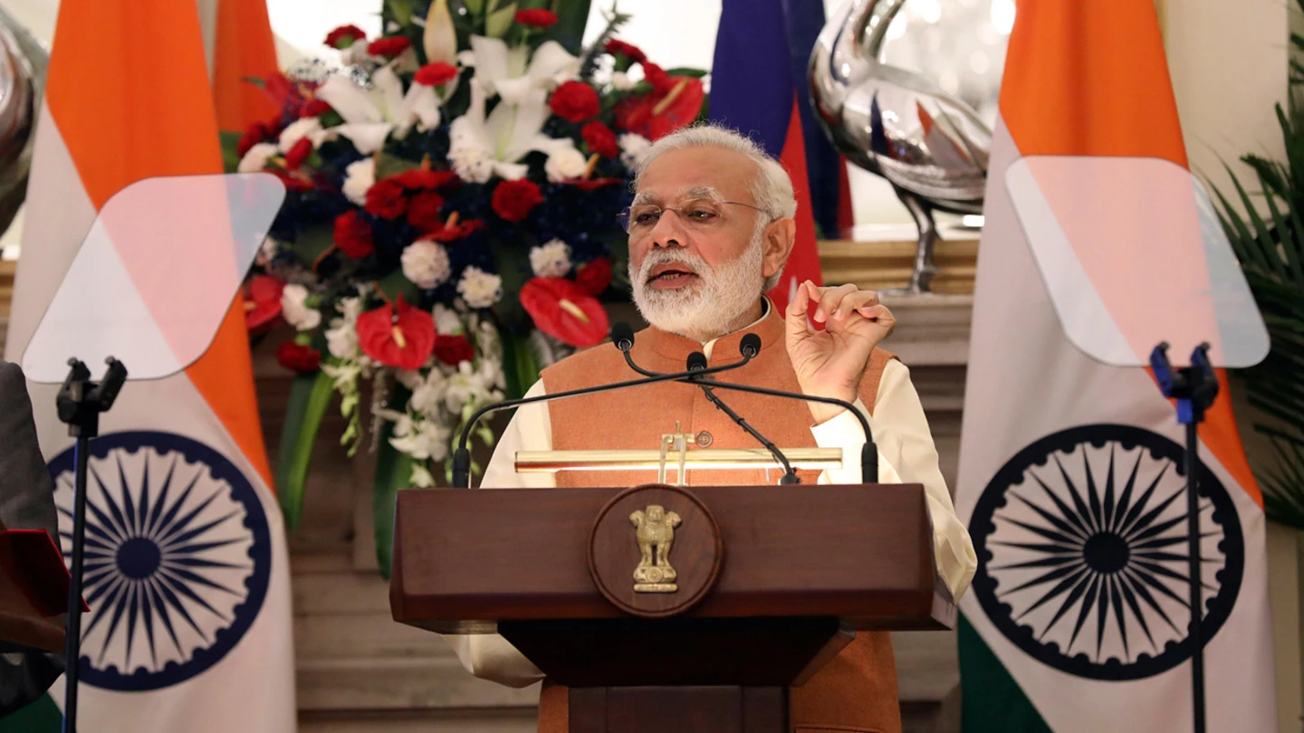 El primer ministro indio, Narendra Modi El primer ministro indio, Narendra Modi