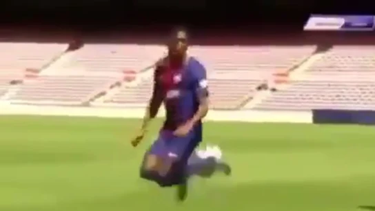 El intento de lambretta de Dembélé El intento de lambretta de Dembélé