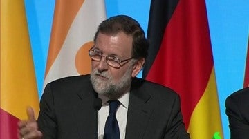 Mariano Rajoy en la cumbre del G4