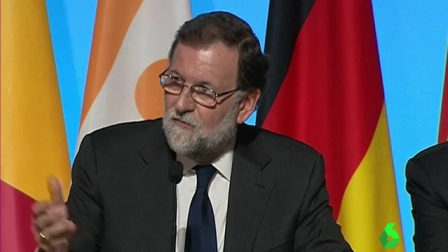 Mariano Rajoy en la cumbre del G4