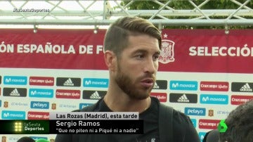 Sergio Ramos pide al Bernabéu "que no pite a Piqué"