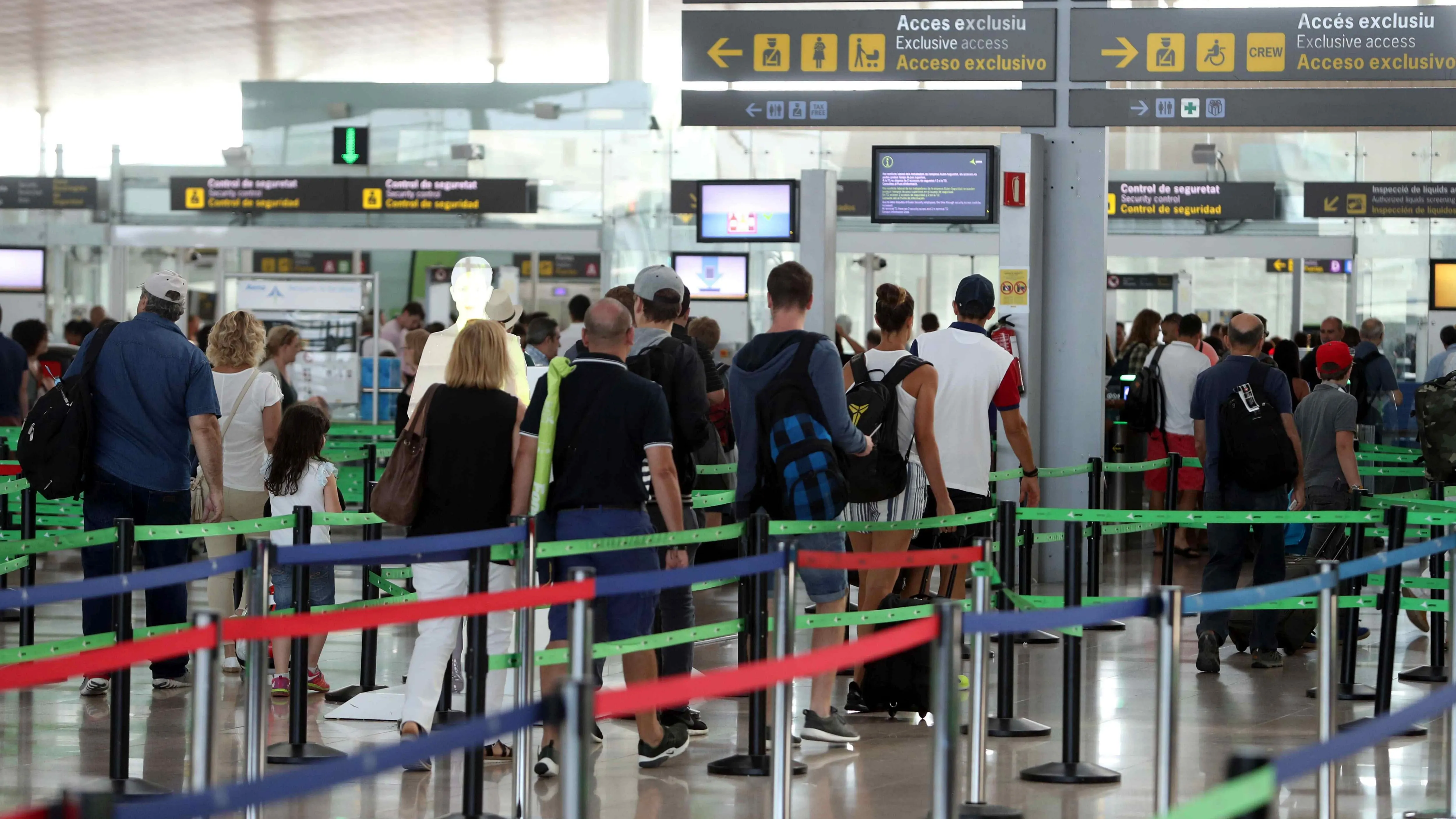 Vista del Aeropuerto de El Prat en Barcelona