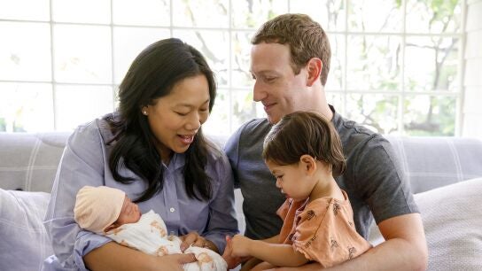 Mark Zuckerberg y Priscilla Chan tienen su segunda hija