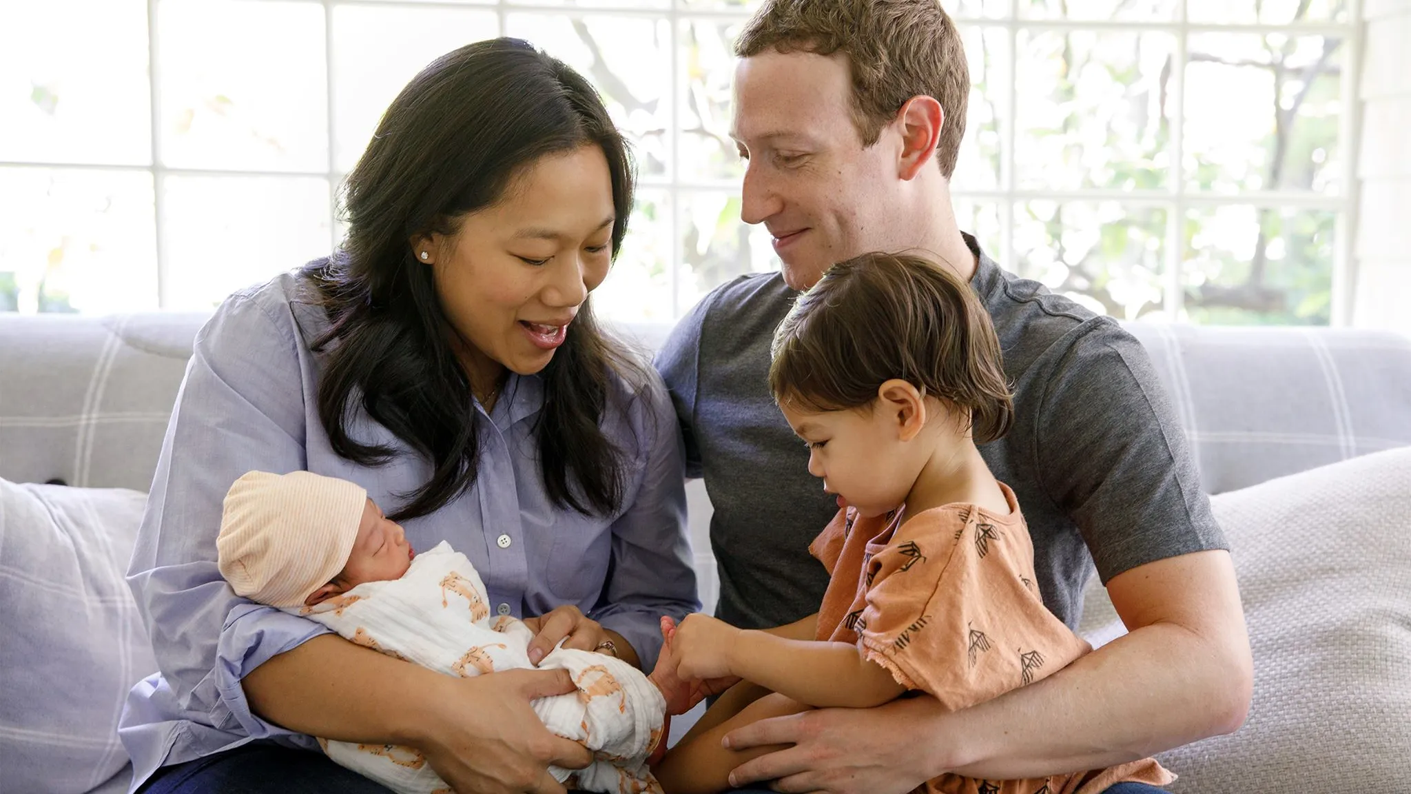 Mark Zuckerberg y Priscilla Chan tienen su segunda hija