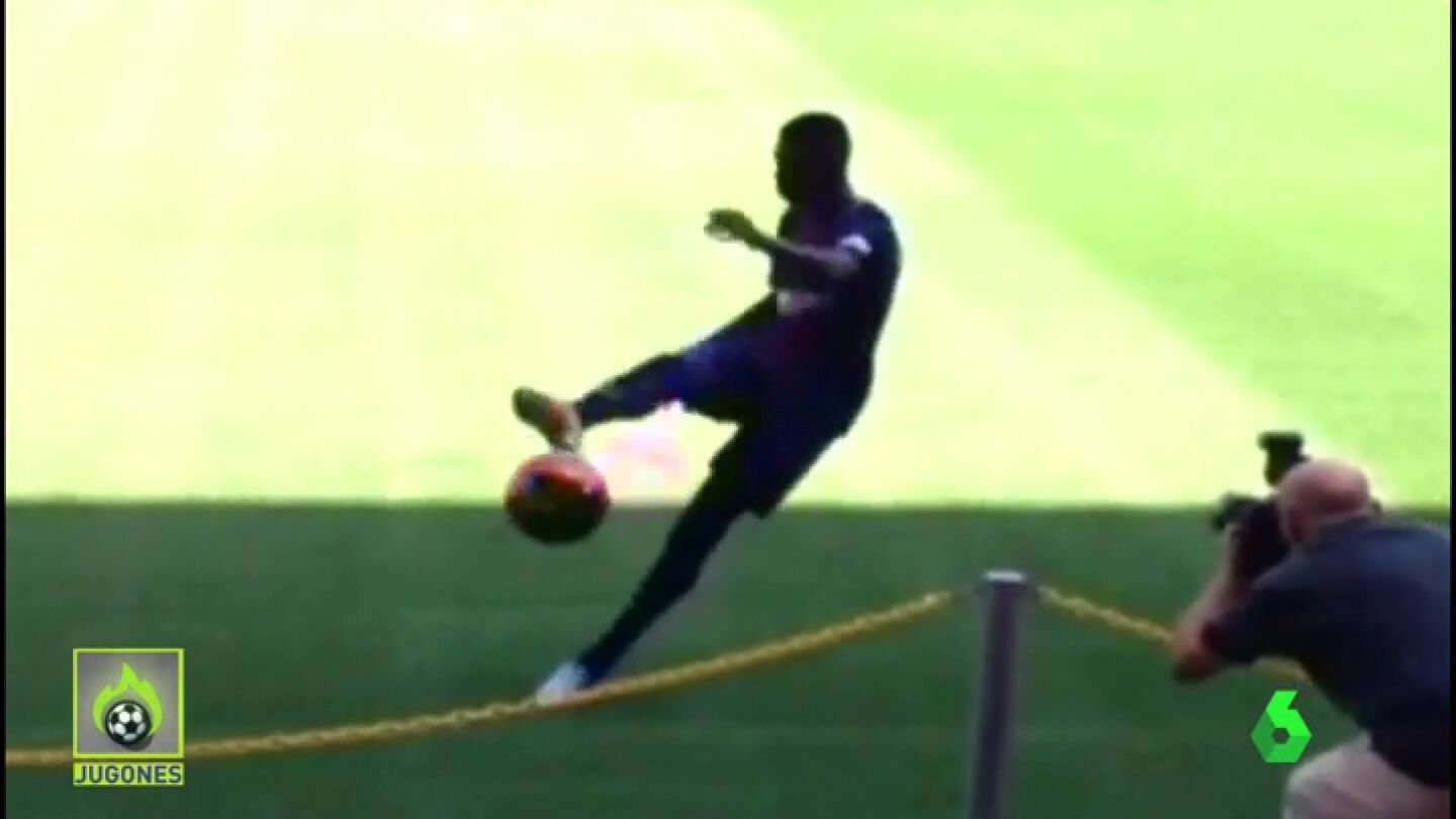 Sigue el 'culebr&oacute;n' de la presentaci&oacute;n de Demb&eacute;l&eacute;: nuevos fallos del franc&eacute;s se hacen virales