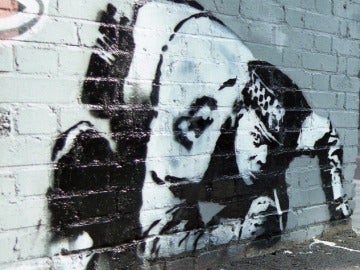 Hallan una obra perdida de Banksy desde hace diez años Hallan una obra perdida de Banksy desde hace diez años