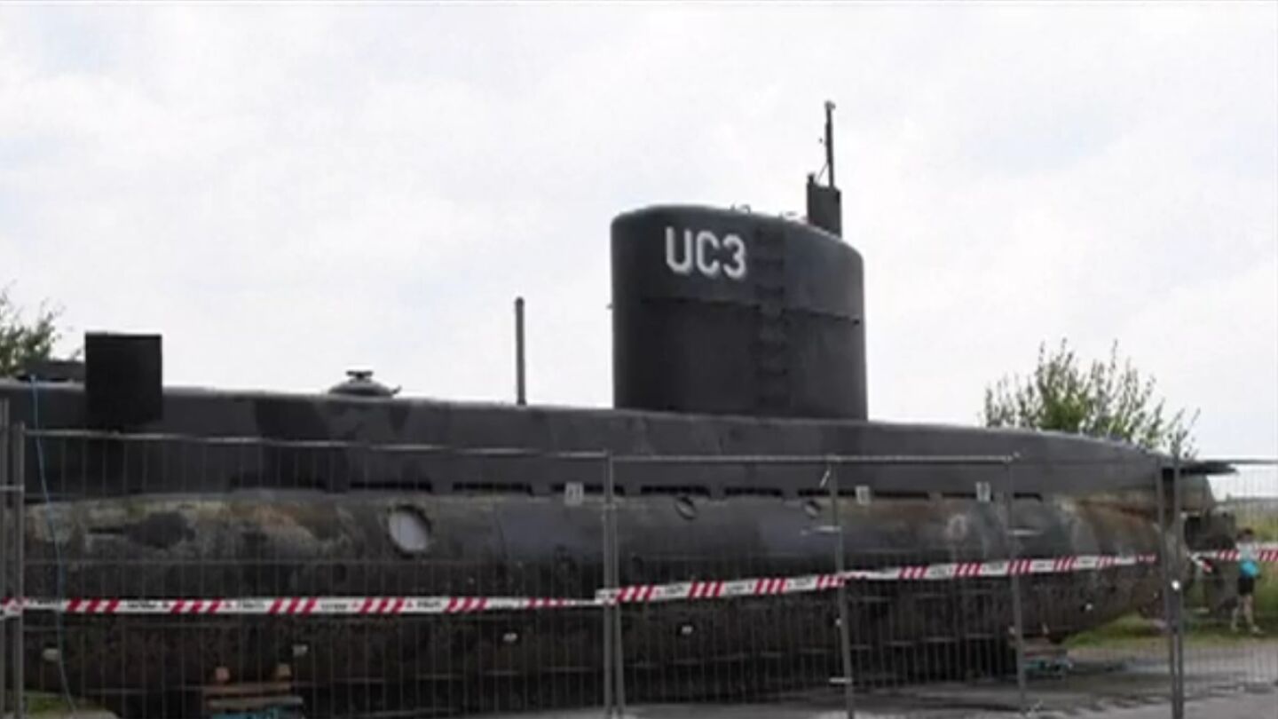 El submarino Nautilus en el que viajaban la periodista sueca Kimm Wall y el inventor dan&eacute;s Peter Madsen