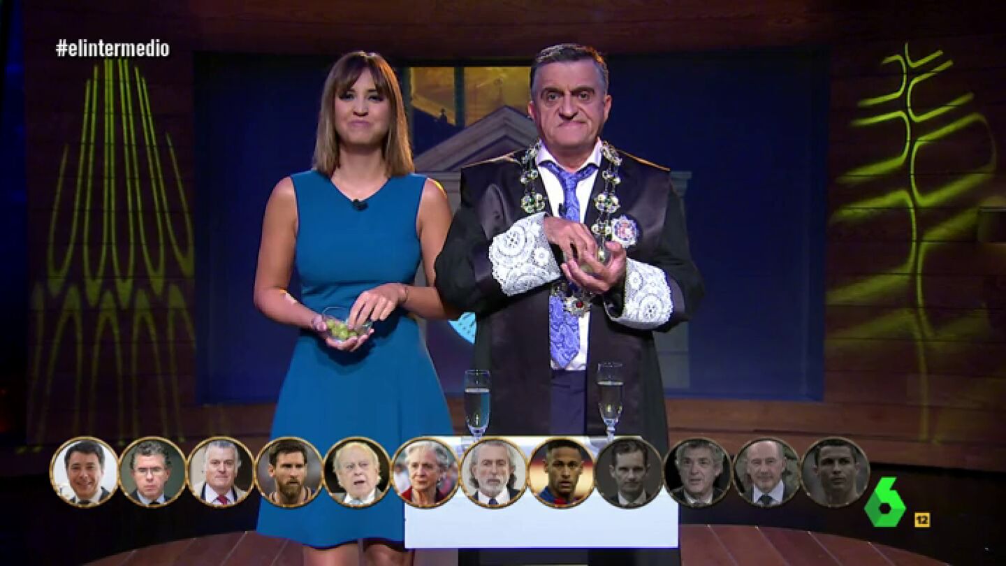 Sandra Sabat&eacute;s y El Gran Wyoming en El Intermedio