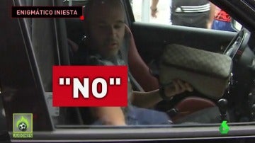 ¿PUEDES CONFIRMAR EL PRINCIPIO DE ACUERDO DE RENOVACIÓN ANUNCIADO POR BARTOMEU? INIESTA: ''NO'' 