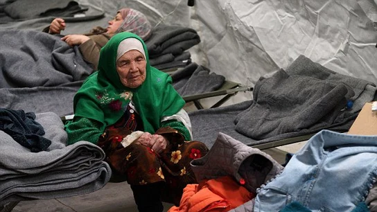 Bibihal Uzbeki, una refugiada de 106 años Bibihal Uzbeki, una refugiada de 106 años