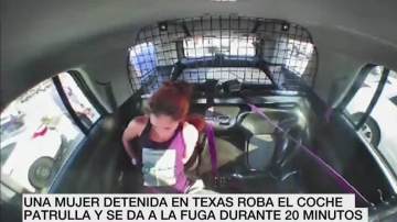 Una mujer se da a la fuga en Texas