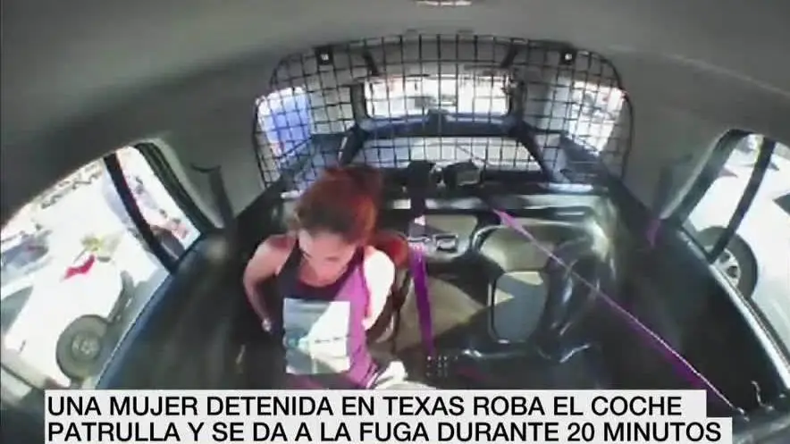 Una mujer se da a la fuga en Texas