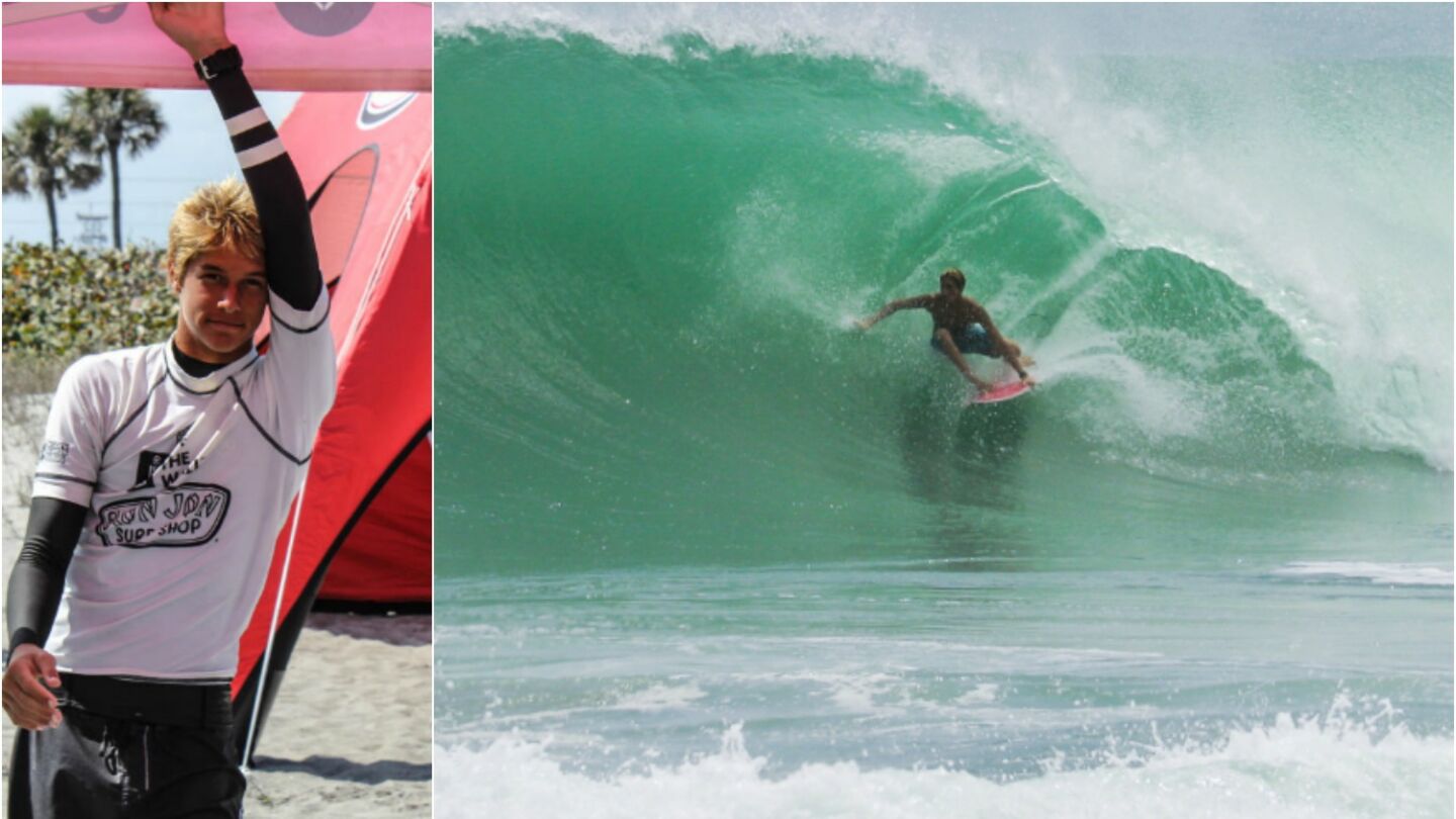 Zander Venezia, joven promesa del surf