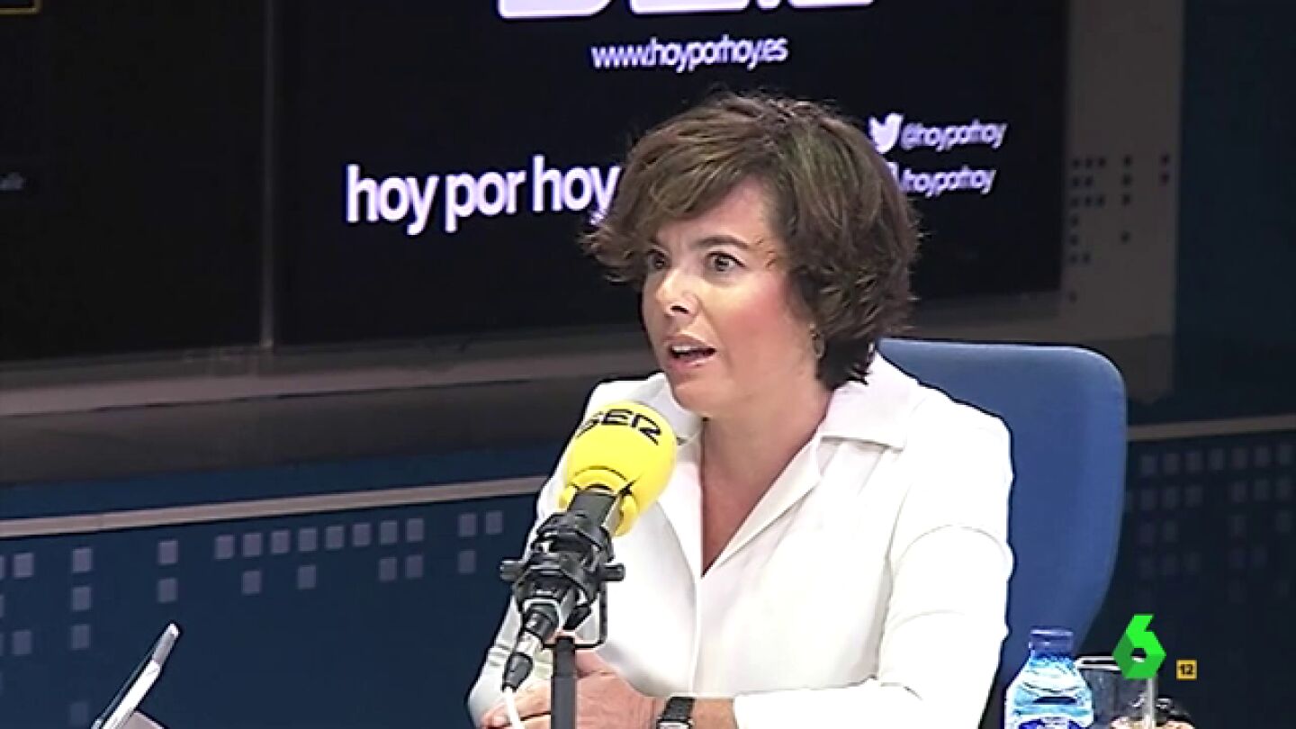 Soraya S&aacute;enz de Santamar&iacute;a en El Intermedio