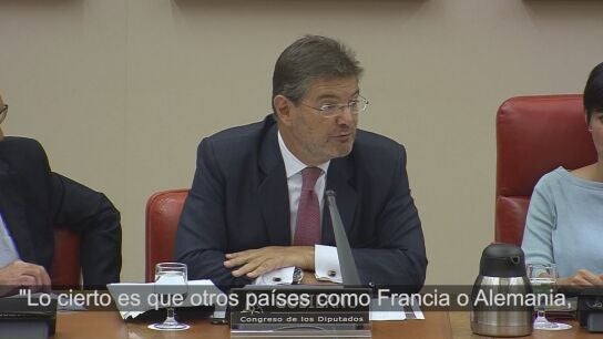 Rafael Catal&aacute;, en la Comisi&oacute;n de Justicia del Congreso.