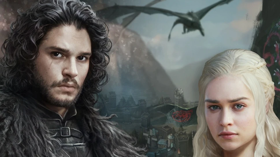 Jon y Daenerys