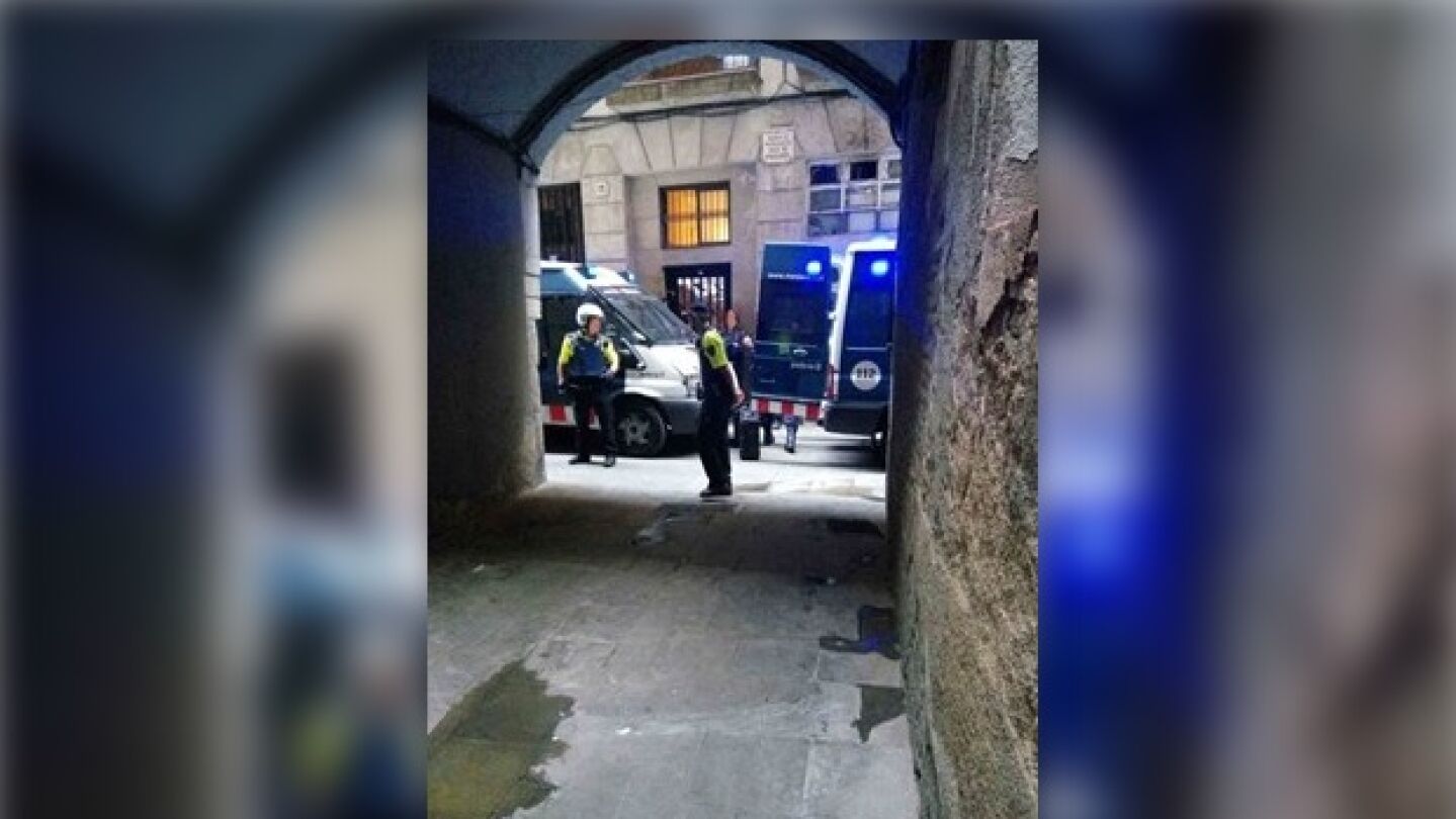 Operaci&oacute;n de los Mossos en el Raval