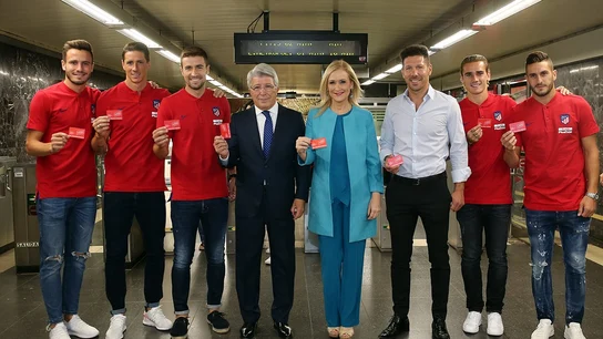 Inauguración de la estación de metro 'Estadio Metropolitano' Inauguración de la estación de metro 'Estadio Metropolitano'